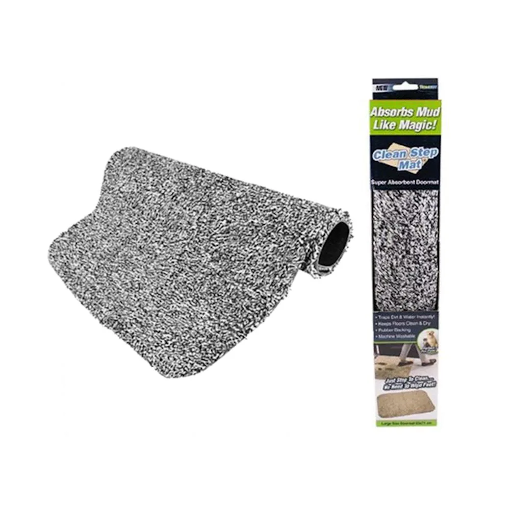 Ontel Ontel 06818 Clean Step Mat Doormat Gray 18 x 28 specialty garden hand tool — product photo