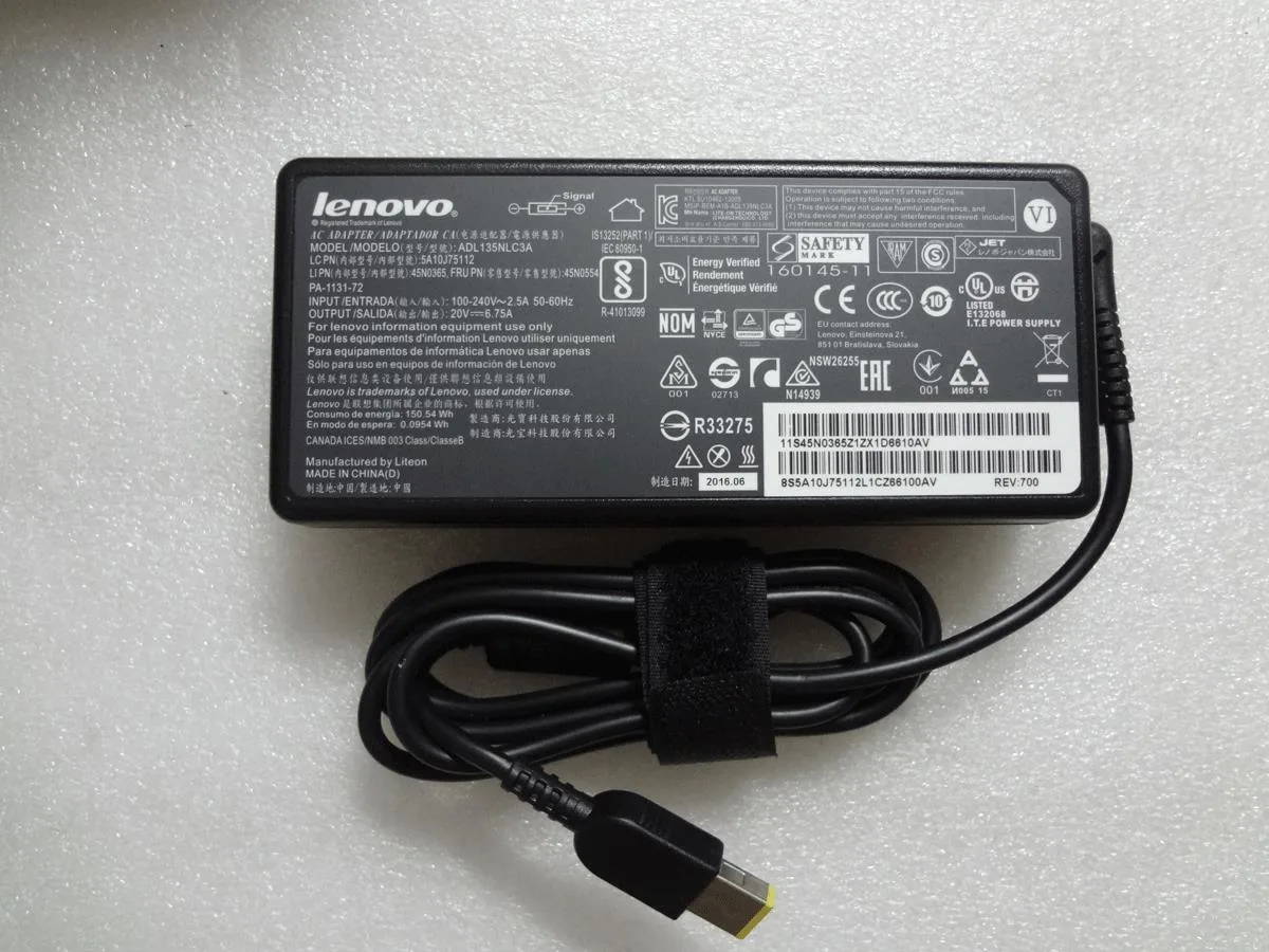 E-buy E-buy 20V 6.75A 135W AC Adapter for Lenovo Y720-15IKB 80VR — product photo