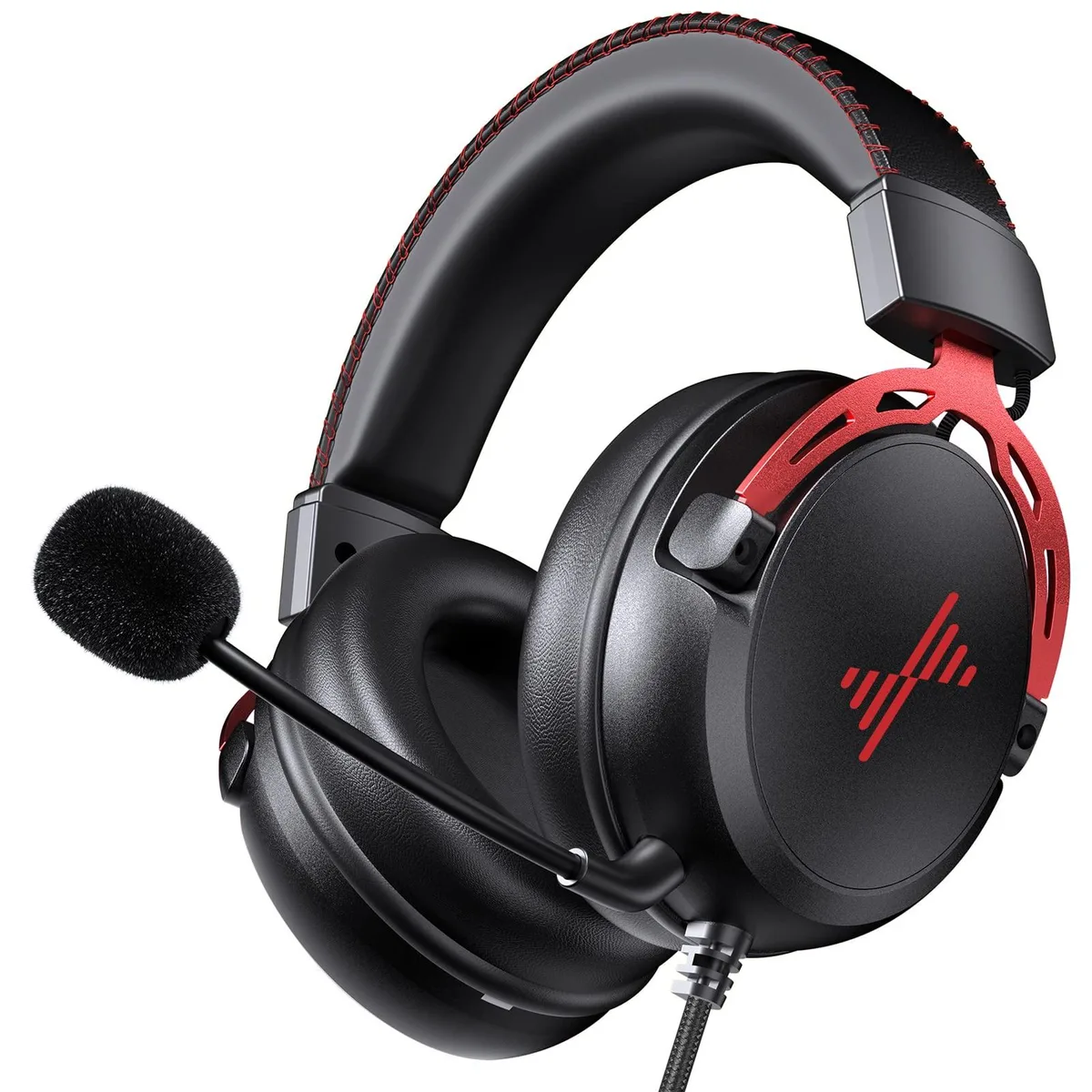 DEEBOX GH100 50 mm headphone red 3.5 mm — product photo