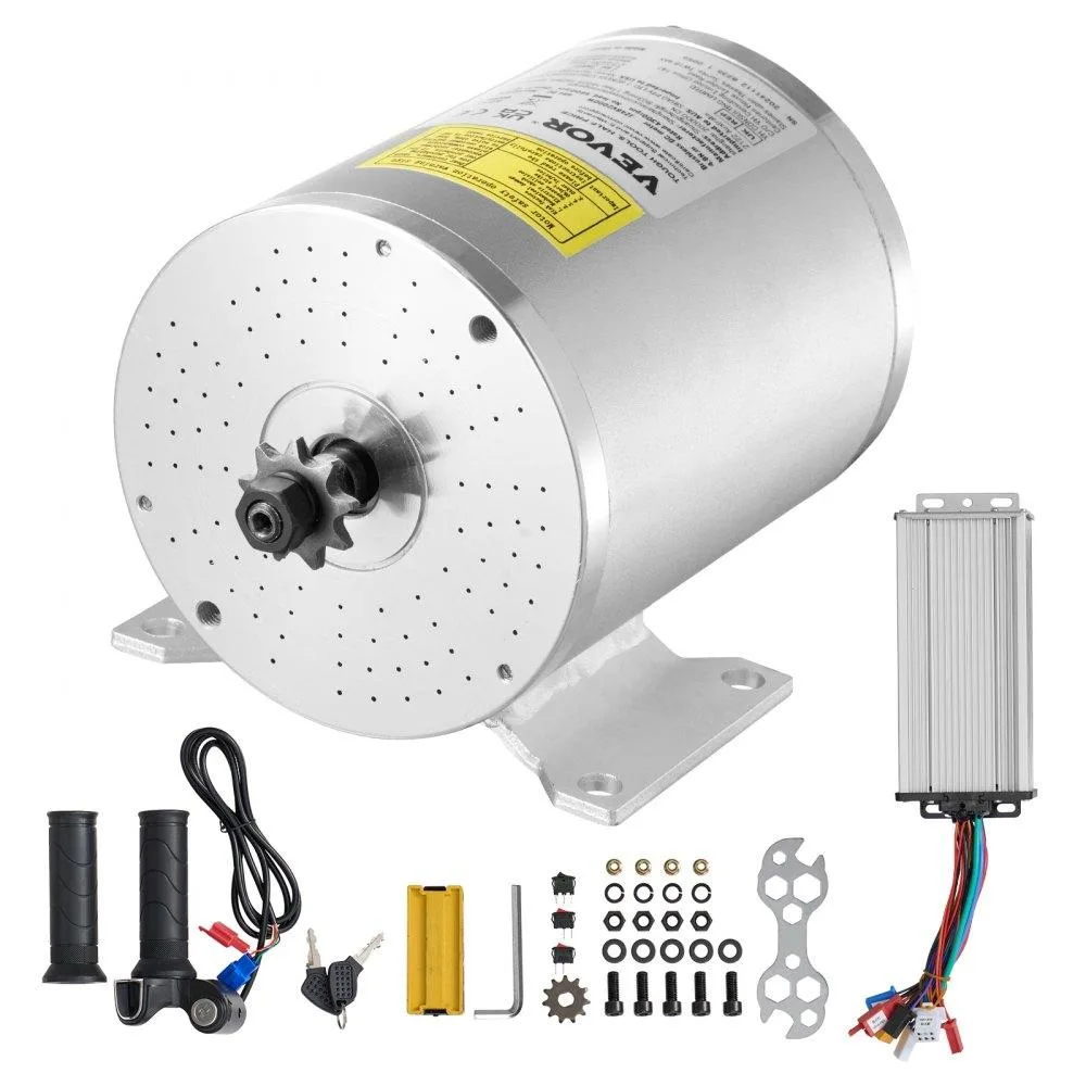 VEVOR VEVOR 48V 2000W Brushless Motor Kit 4300rpm with Controller Throttle — product photo