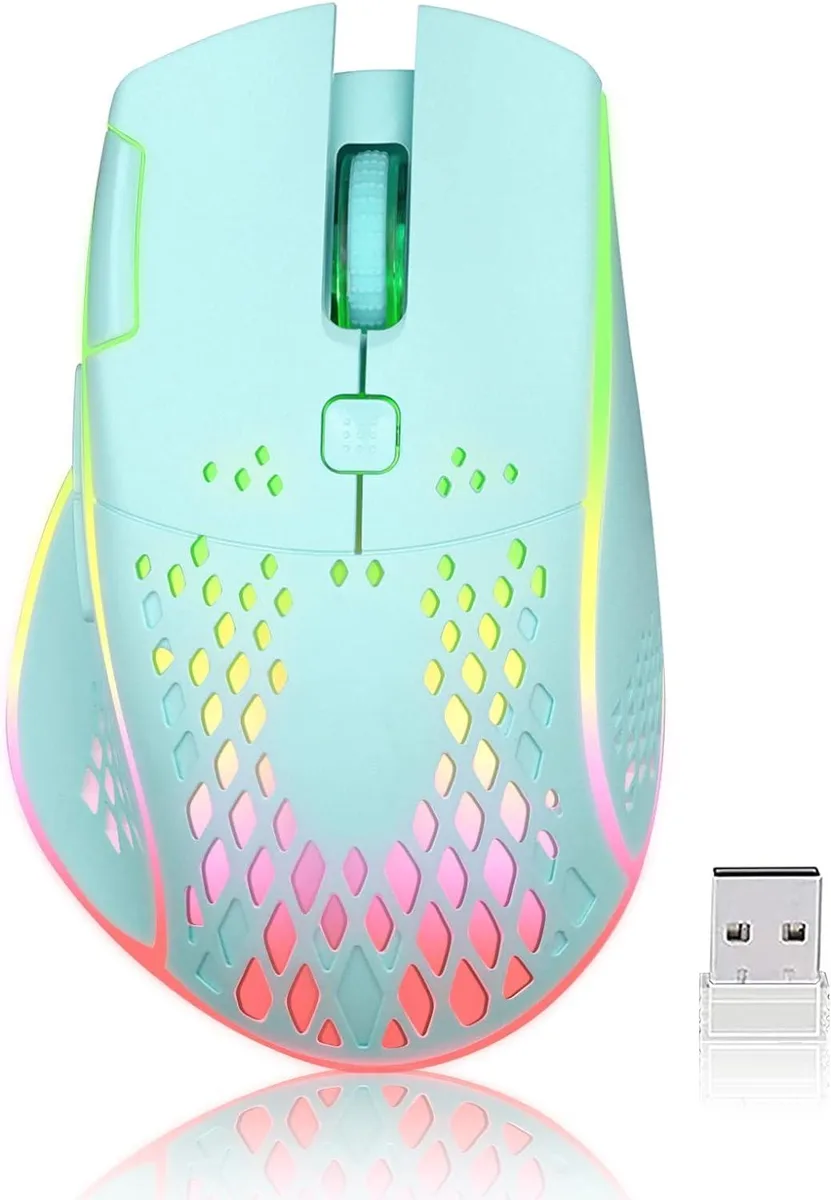BFKK BFKK C30 Silent Click Wireless Gaming Mouse Blue 500mAh 1200/3600/4800 DPI — product photo