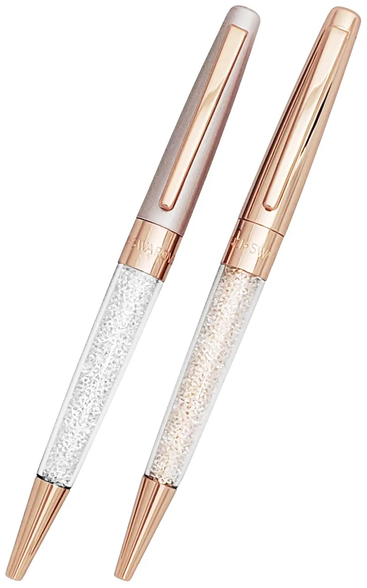 Swarovski Swarovski 5561657 Crystalline Stardust Ballpoint Pen Set, Rose Gold-Plated, Rose Lacquer — product photo