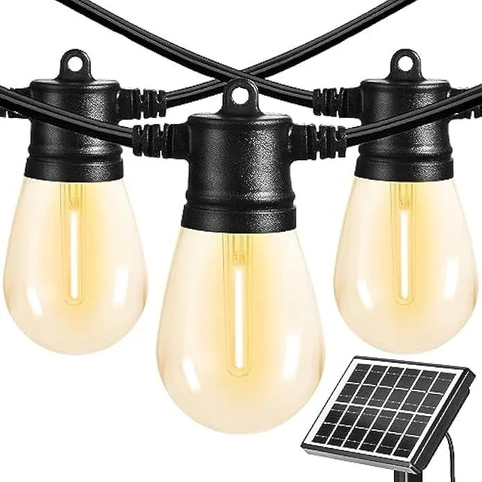 TAURKENAM TAURKENAM 100ft Solar String Light 30 LED IP65 power adapter — product photo