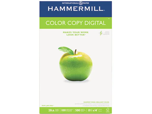 Hammermill Hammermill 10247-5 Colored Paper Red/White 28lb 14in 100 Bright 500 Sheets — product photo