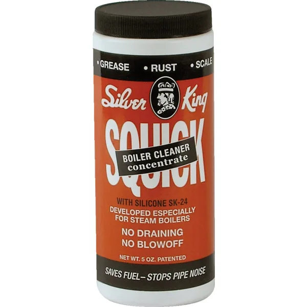 Silver King Squick boiler cleaner inhibitor 5 oz metal can