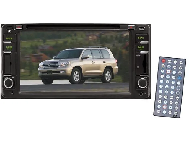 PYLE AUDIO PYLE AUDIO Double DIN DVD Receiver 6.5" Touch Screen Bluetooth Toyota Land-Cruiser 2000-2006 — product photo
