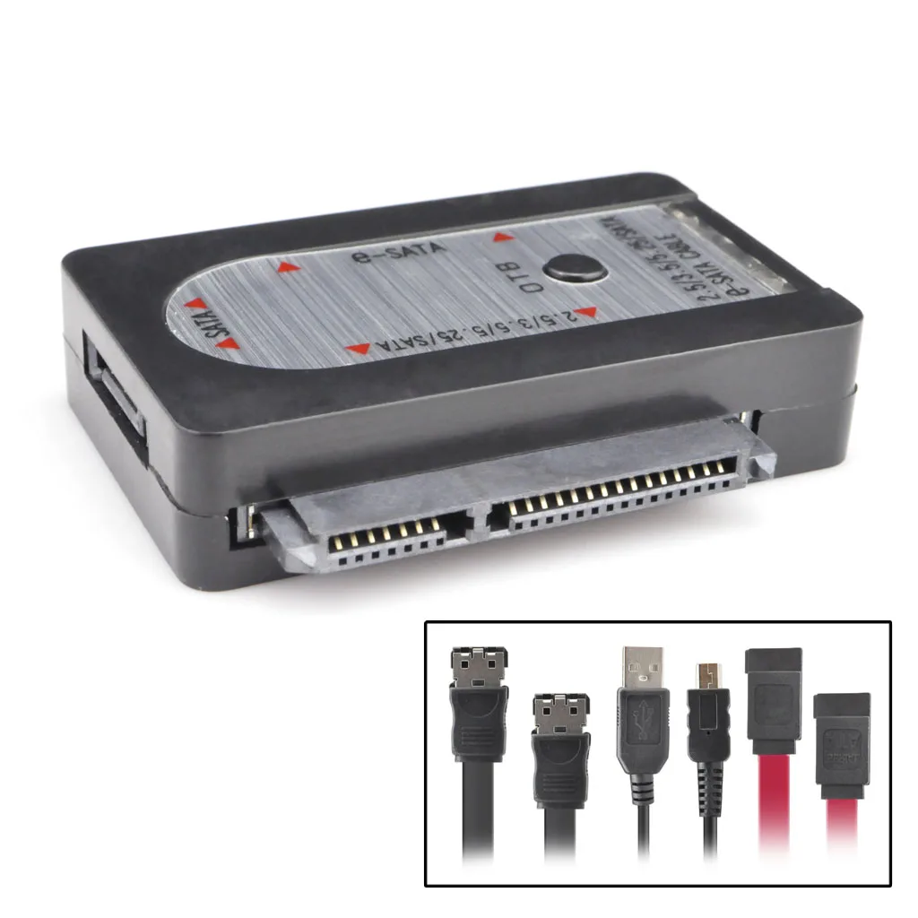 iKKEGOL iKKEGOL USB 2.0 to 2.5" 3.5" 5.25" SATA OTB Adapter — product photo