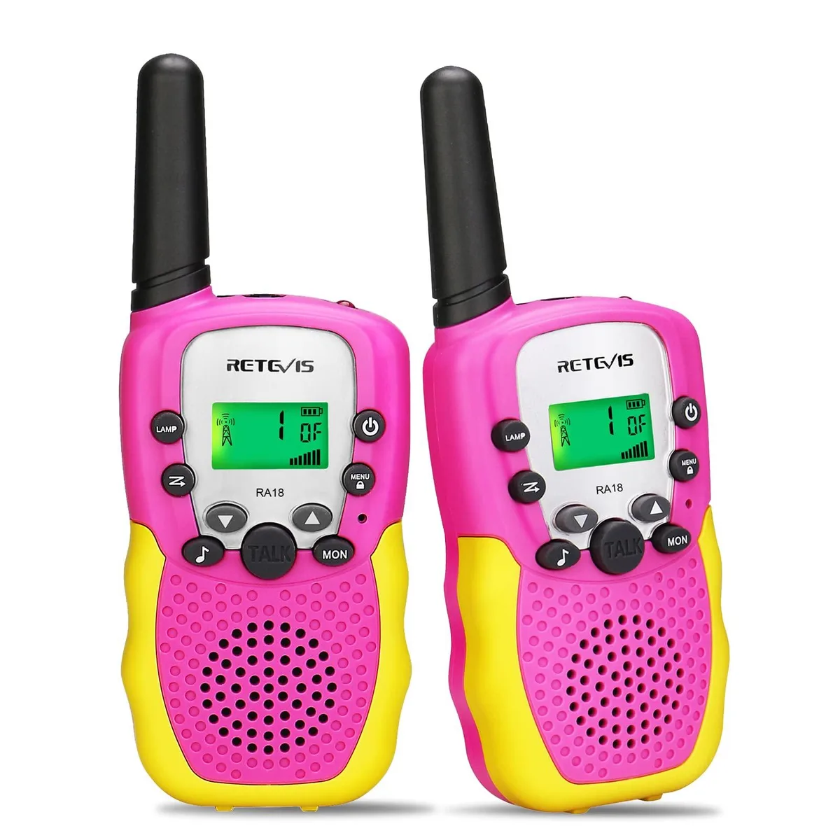 KEHIPI KEHIPI RA18 Two-Way Radio Pink 2 Pack 22 CH 1000 m 75 g — product photo