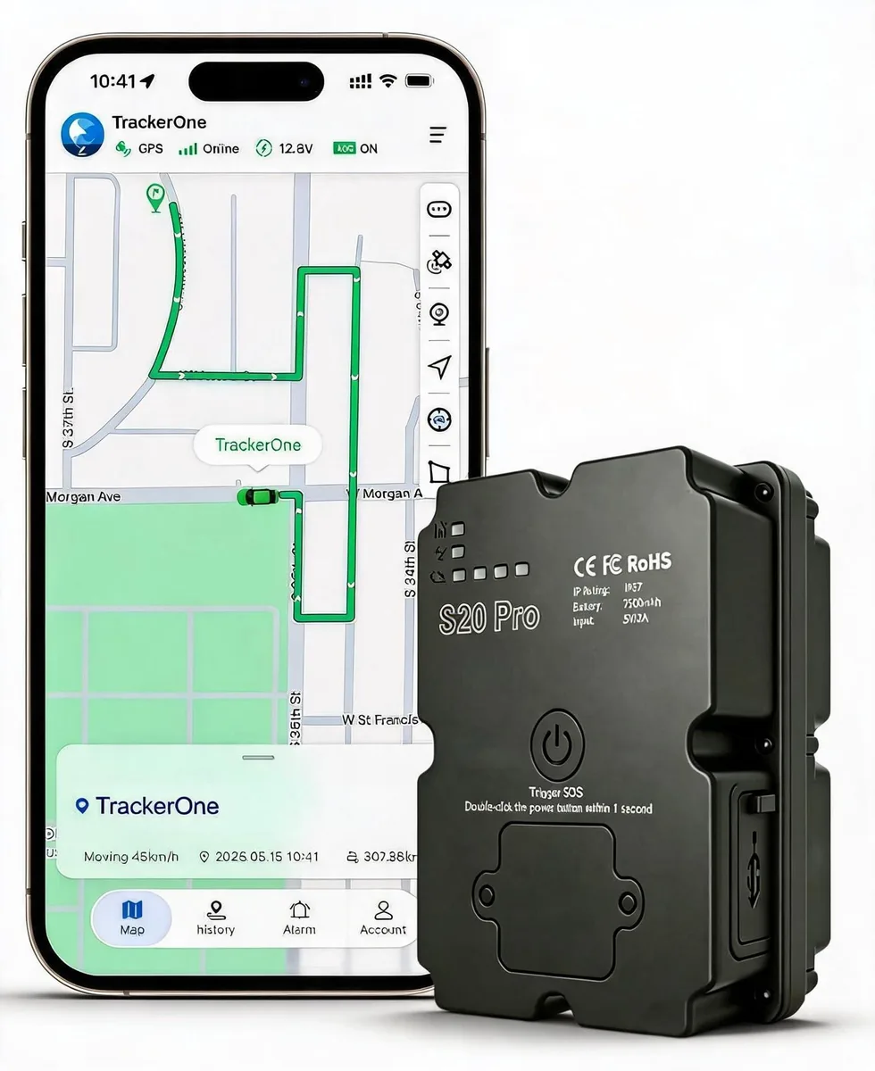  Guardtix S20 Pro GPS Tracker Anti-Theft Magnetic Cellular — product photo