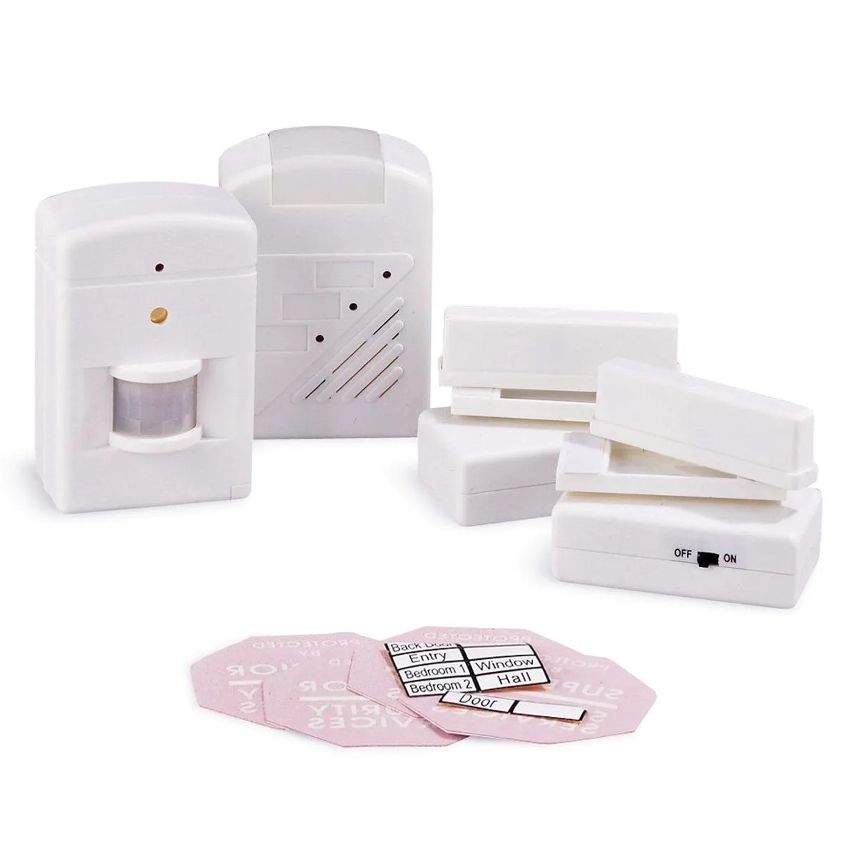 Tvtimedirect Tvtimedirect JB4687 3-Station Home Alarm Kit — product photo