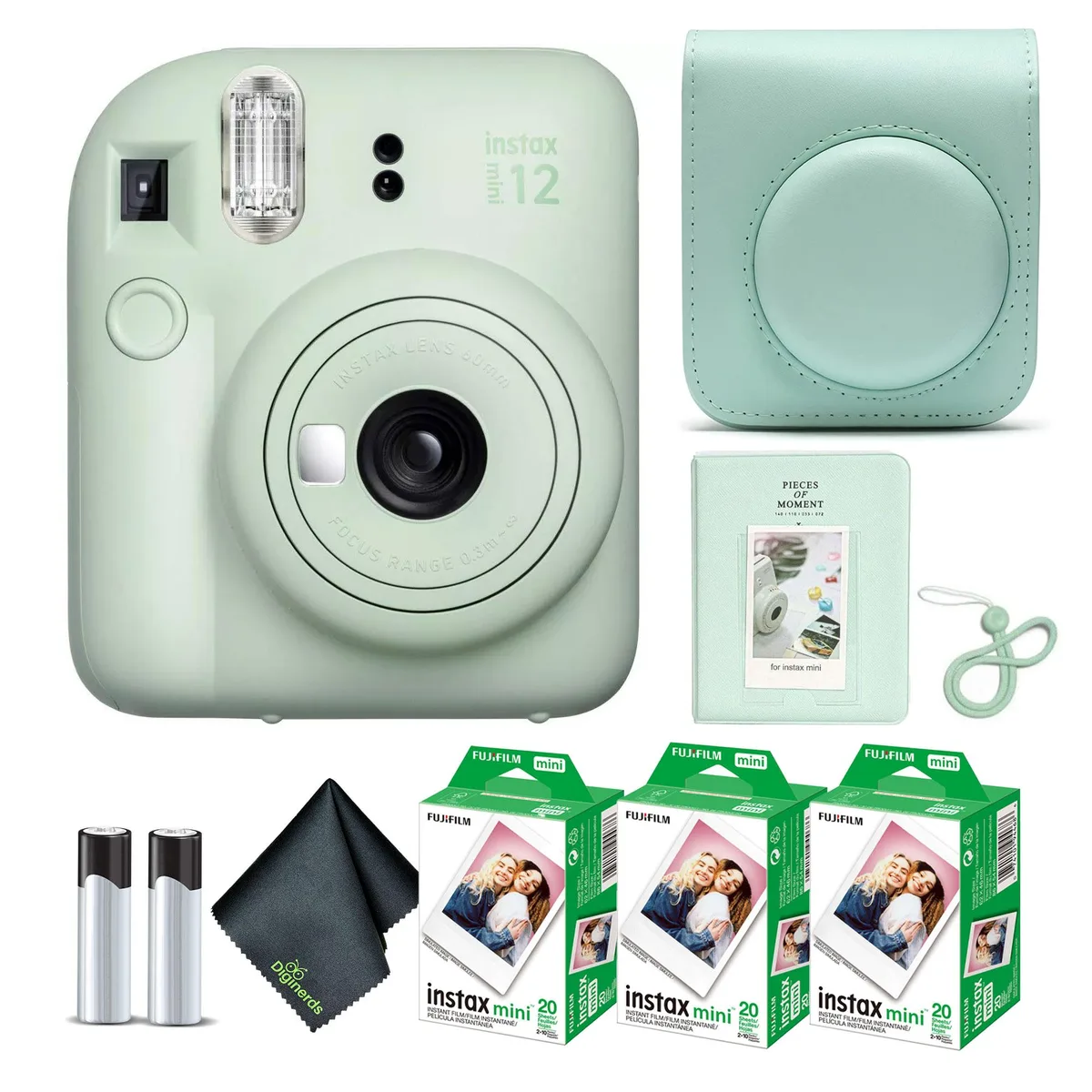 FUJIFILM FUJIFILM INSTAX MINI 12 Instant Film Camera Mint Green — product photo