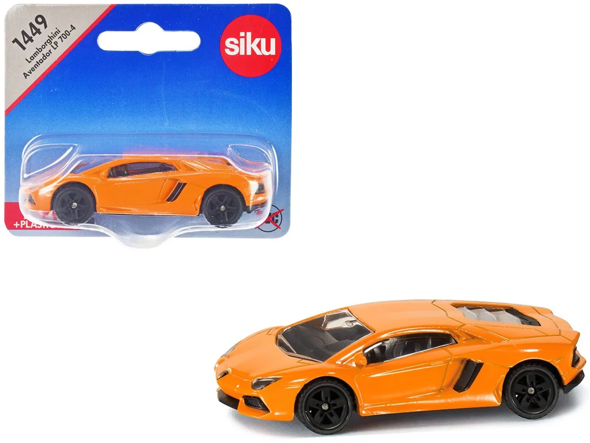 Siku Siku Lamborghini Aventador LP700-4 Orange Diecast Hobby Collectible — product photo