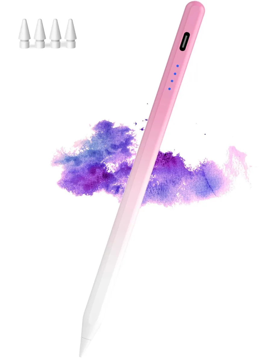 CMARS 08D Stylus Pen for iPad (2018-2025) Gradient Pink — product photo