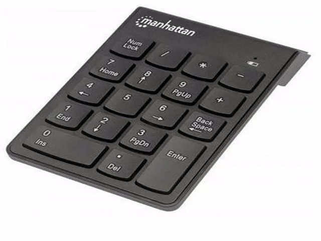 MANHATTAN MANHATTAN 178846 Wireless USB Keypad 18 Keys Black — product photo