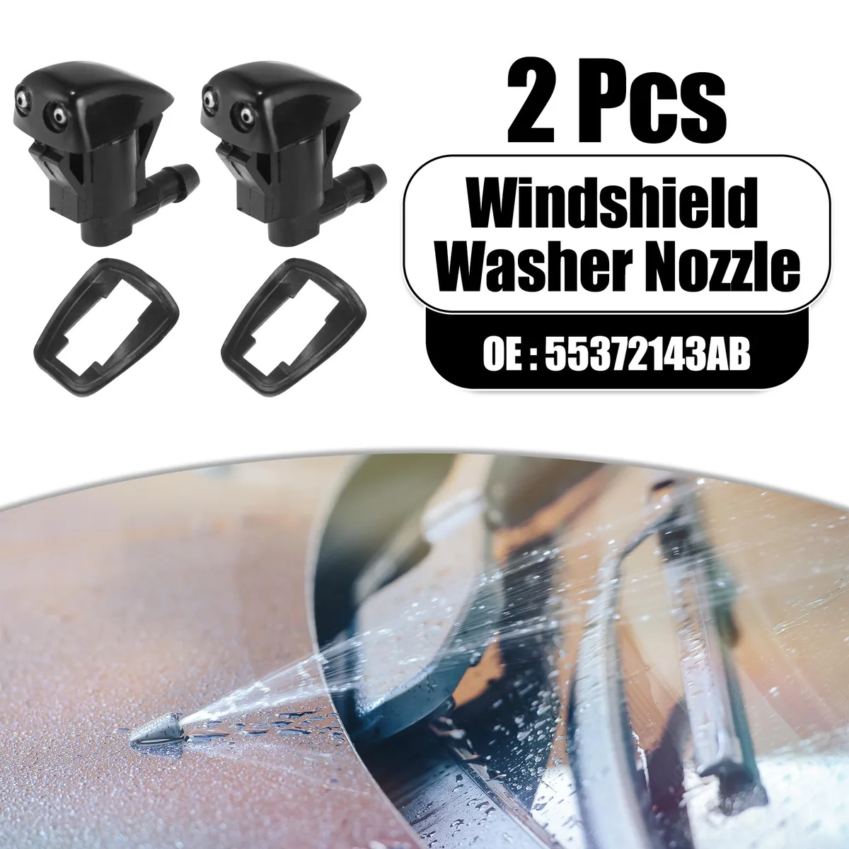 Unique-Bargains Unique-Bargains Rear Wiper Arm Nut Cover Cap for Ford Expedition 2018-2021 Black — product photo