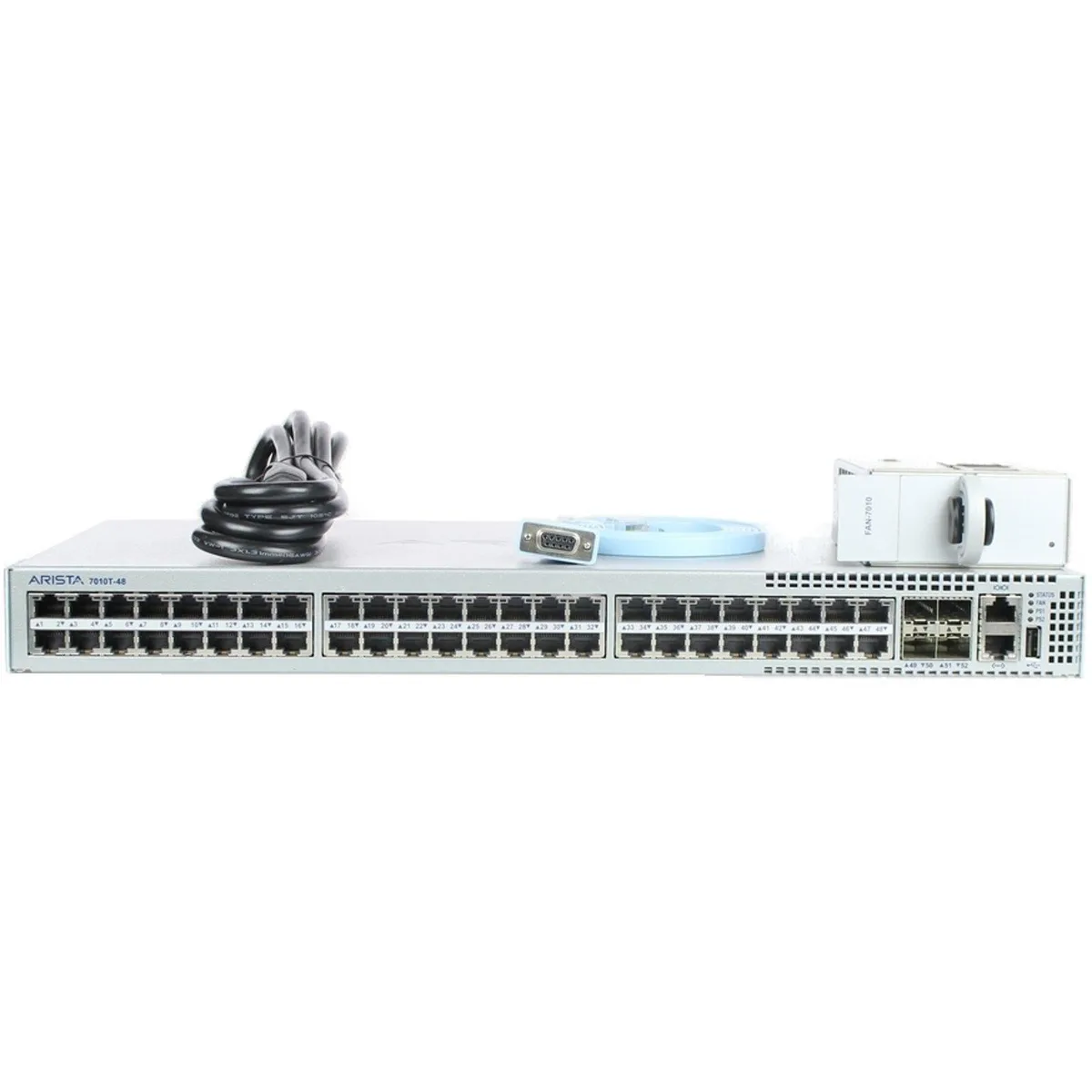 Arista Networks, Inc. Arista Networks, Inc. DCS-7010T-48-R network switch 48 x 10/100/1000 4 x 1/10GbE SFP+ — product photo