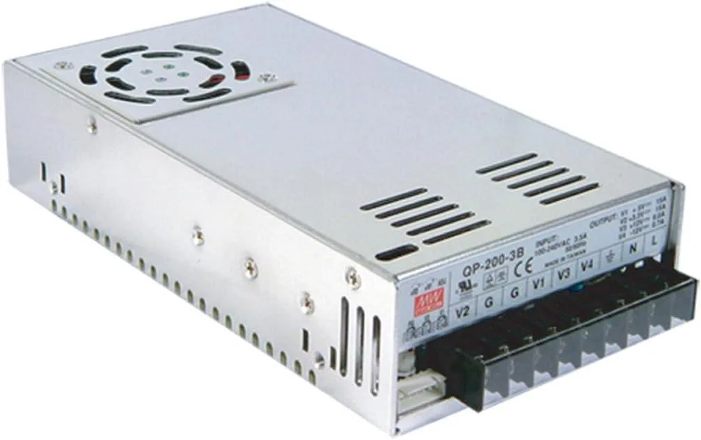 NShi NShi QP-200-3B Quad Output Server Chassis 204W — product photo