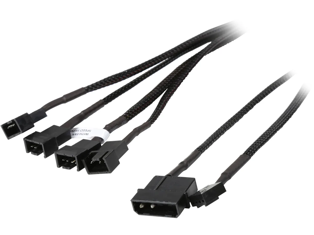 GELID SOLUTIONS GELID SOLUTIONS CA-PWM-03 1-to-4 4pin PWM Fan Power Splitter internal power cable — product photo