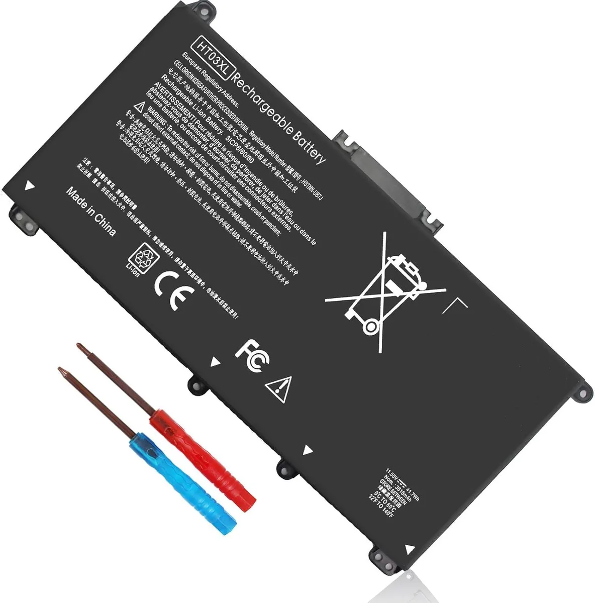 FOCUSTEC FOCUSTEC HT03XL 41.7Wh 11.55V 3-cell laptop battery — product photo