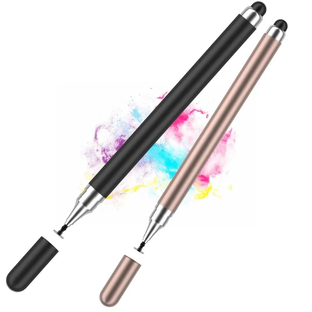  ANRACHEL Capacitive Stylus 2-in-1 Disc &amp; Fibre Tip 2 Pack — product photo