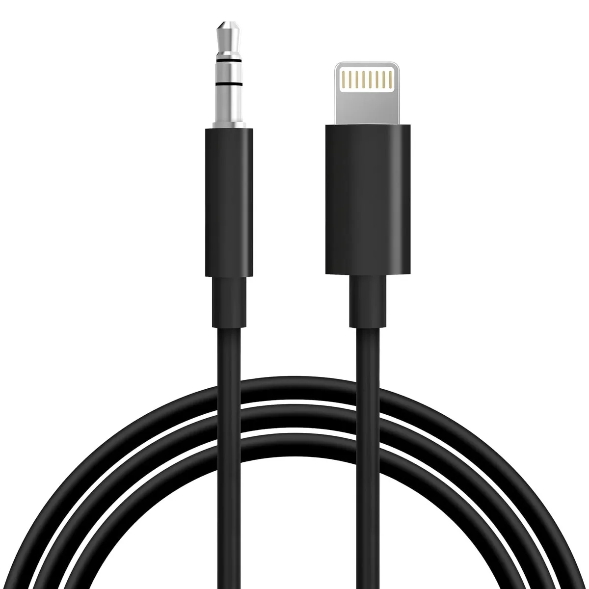 Seulliya Lightning to 3.5 mm AUX Cable 3.3 ft Black — product photo