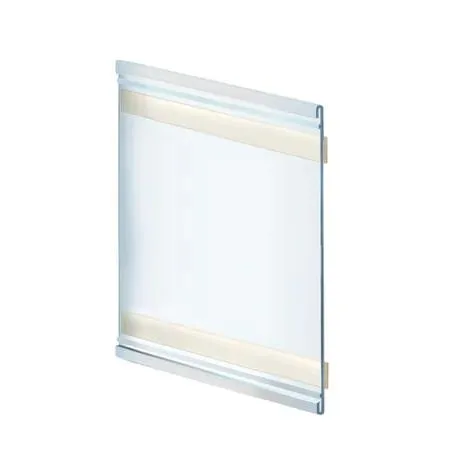 Azar Displays Azar Displays 199624 Adhesive-Back Nameplate Clear PK10 — product photo