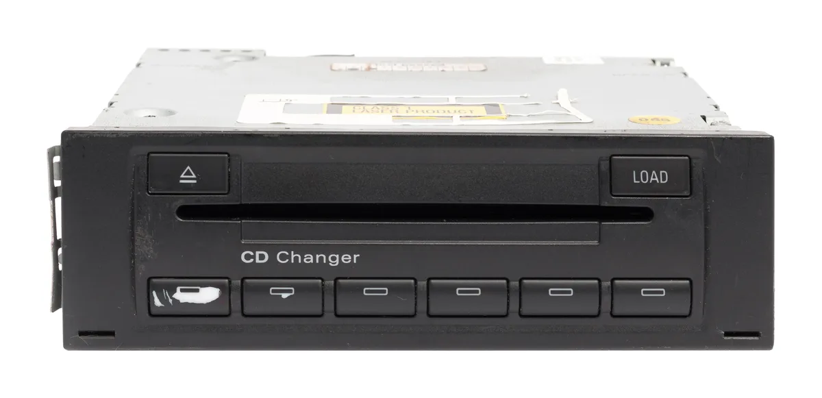 1 Factory Radio 1 Factory Radio 8E0 035 111 D 6-Disc CD Changer Head Unit — product photo
