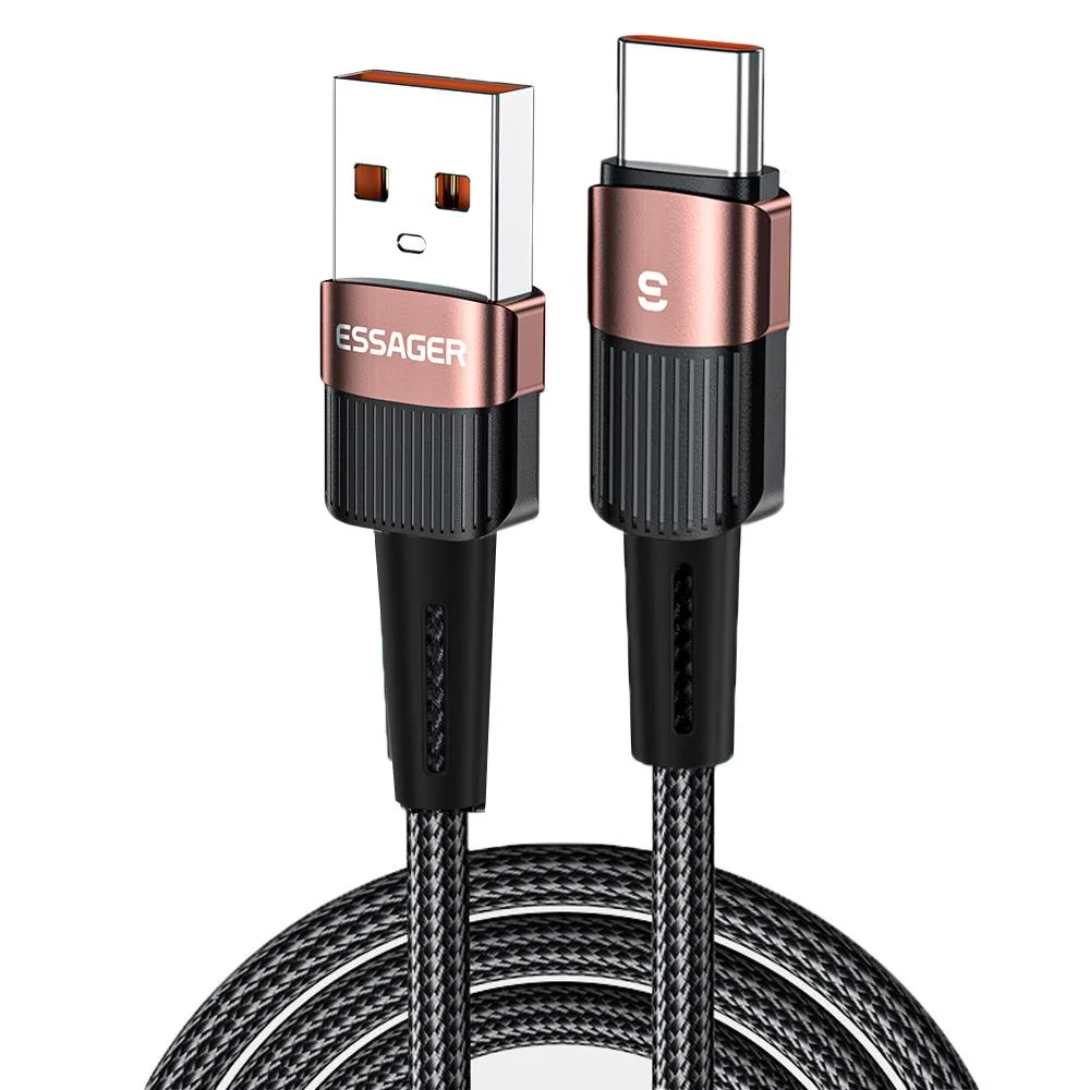 LUOM LUOM Essager XCA7A USB-A to USB-C cable 100W 7A 3.3ft — product photo