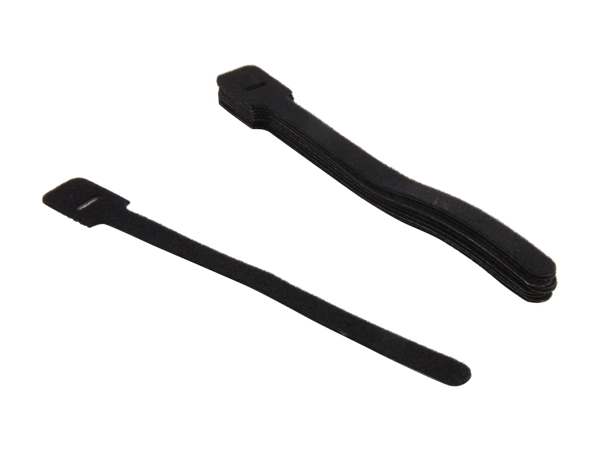 Nippon Labs Nippon Labs VT-9-BK cable management 9" Velcro ties black 10pcs — product photo