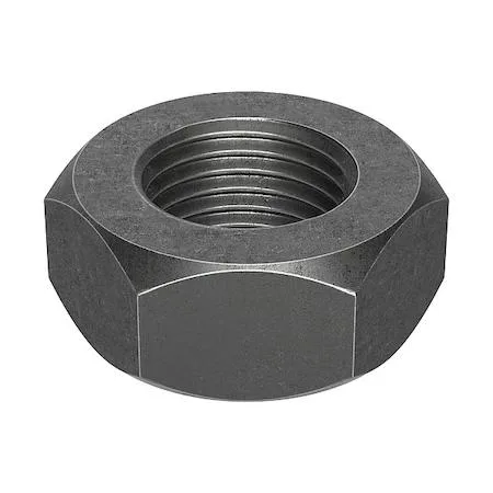 Zoro Select Zoro Select M04190.060.0001 Hex Nut M6-1.00 Class 12 Steel Black Oxide Pack 5 — product photo