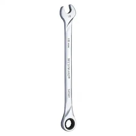 Chrome combination wrench 16mm extra long 10 1/8 in
