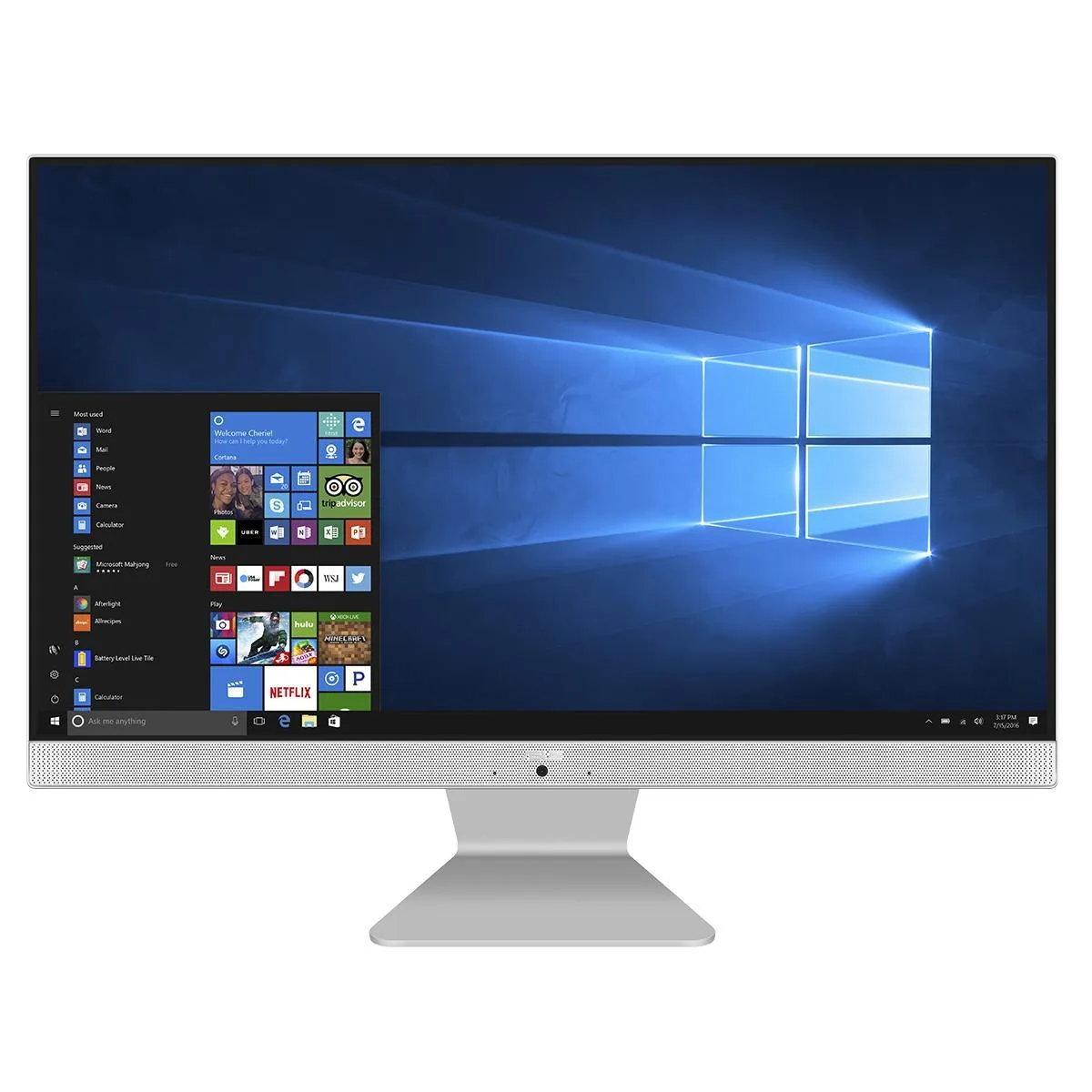 ASUS ASUS Vivo V241 all-in-one PC AMD Athlon Silver 3050U 8GB DDR4 1TB HDD 23.8" Touch Silver — product photo