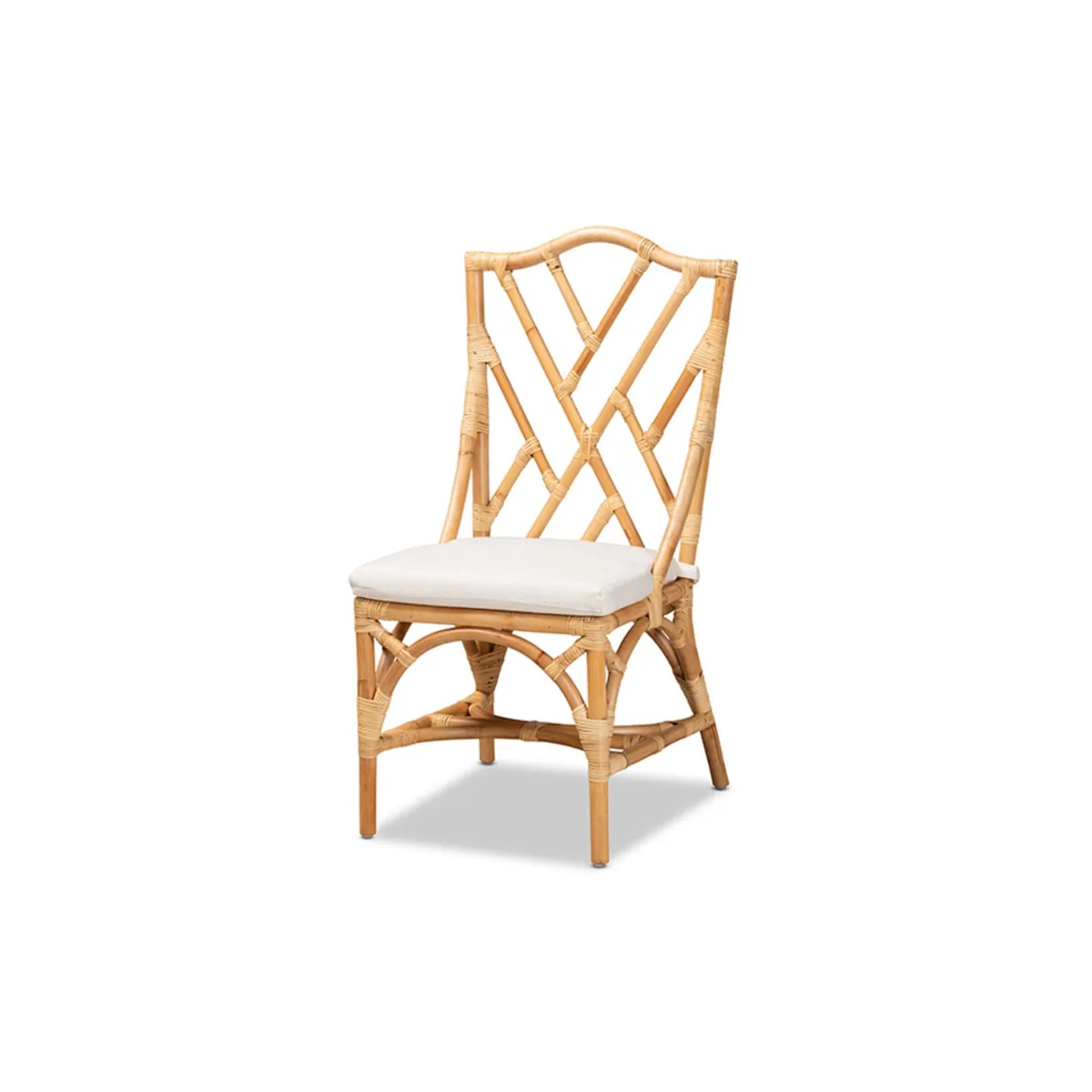 Baxton Studio Baxton Studio Sonia Rattan Chair Natural 40.2"H × 20.9"W × 22.75"D — product photo