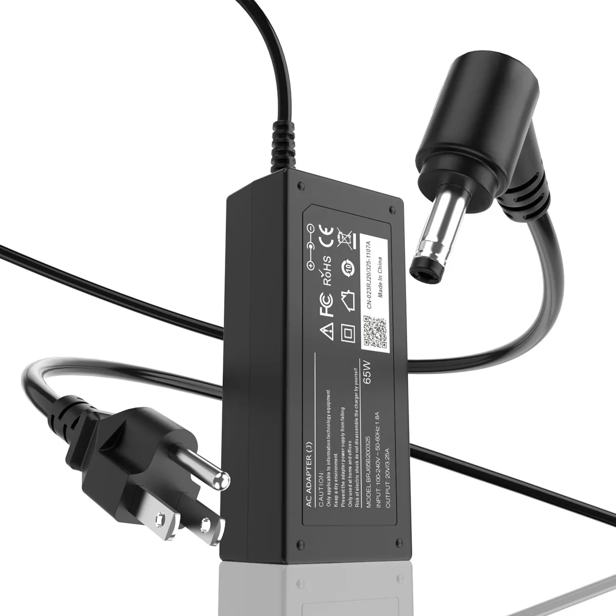 No Sew No Sew ROLADA BRJ65B200325 65W 20V 3.25A AC Adapter 4.0mm Tip for Lenovo IdeaPad 3 Flex 5 — product photo