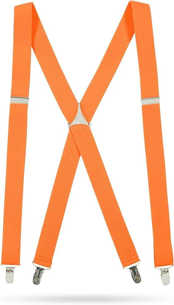Hold'Em Hold'Em X-Back Suspenders 46 inches Orange — product photo