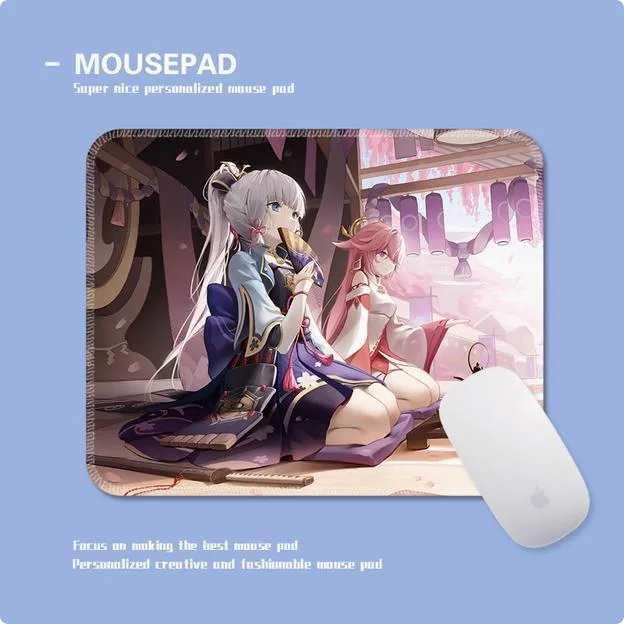 Enfain Enfain Kamisato Ayaka Mouse Pad Green 30x25cm — product photo