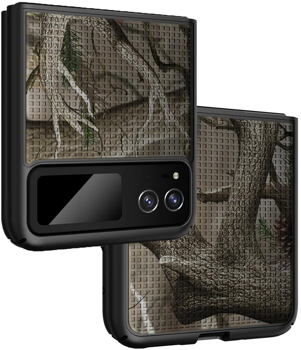 Nakedcellphone Nakedcellphone Grid Camo Hard Case for Motorola RAZR 40 2023 — product photo