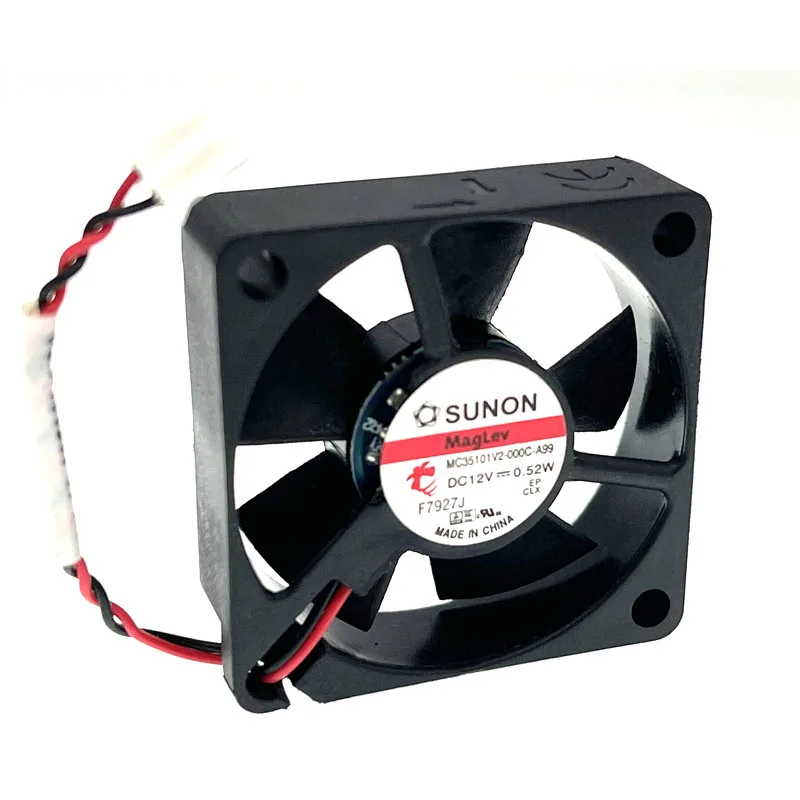 SXDOOL SXDOOL MC35101V2-000C-A99 35mm case fan 12V 7500RPM 6.5CFM 2-pin — product photo