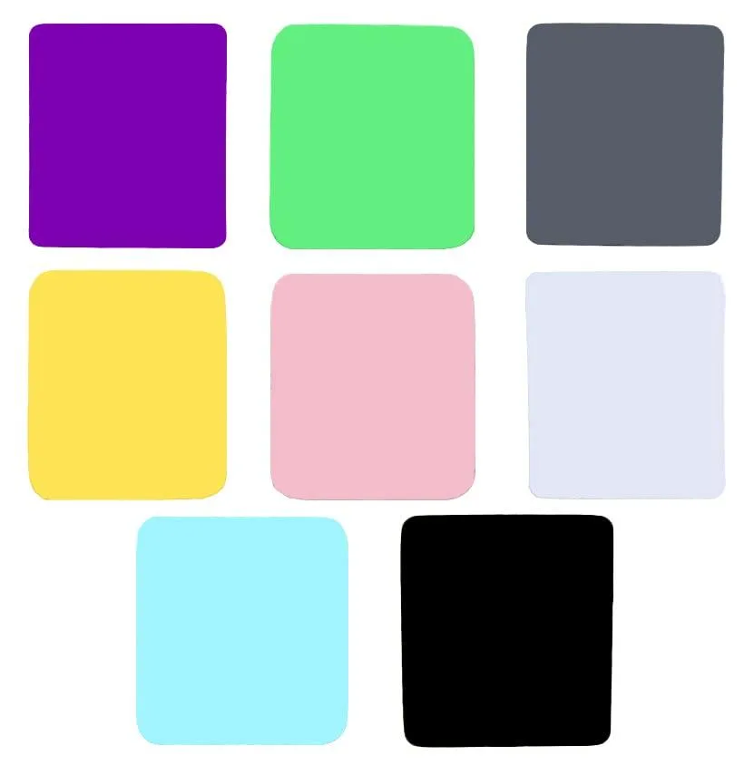 Forty microfiber cloths in assorted colours, 15 by 18 cm