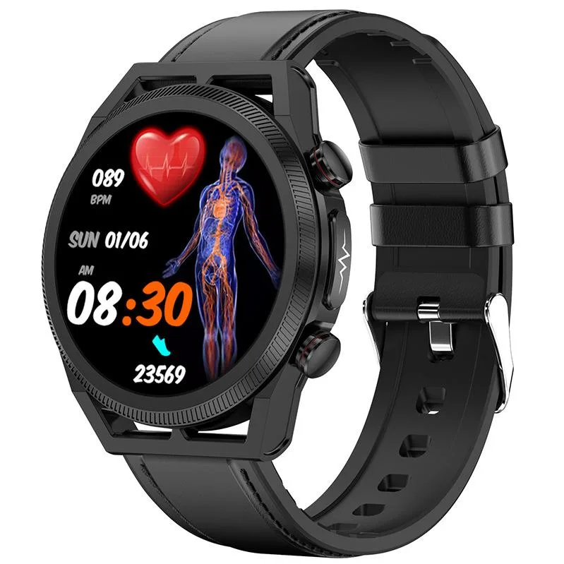 allentian allentian ET310 Smart Watch BlackLeather Medium 29-35mm 105g 15-21 Days — product photo