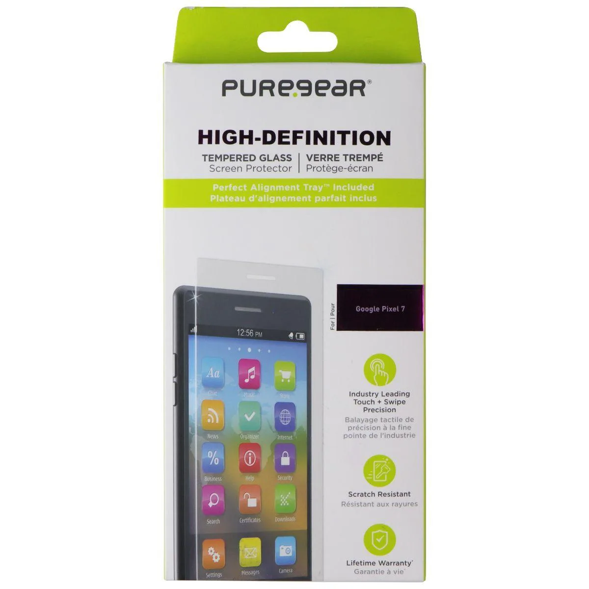 PureGear PureGear High-Definition Tempered Glass Screen Protector for Google Pixel 7 — product photo