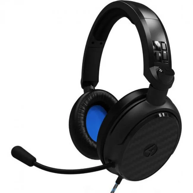 4Gamers 4Gamers C6100BLU4G Wired Headset Black &amp; Blue — product photo