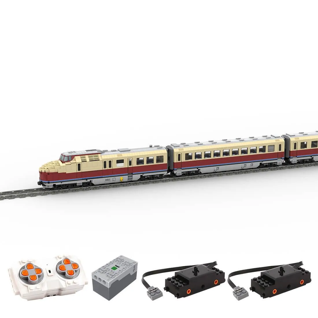 ZITIANYOUBUILD ZITIANYOUBUILD VT18.16 German Railway Train Set 5341 Parts — product photo