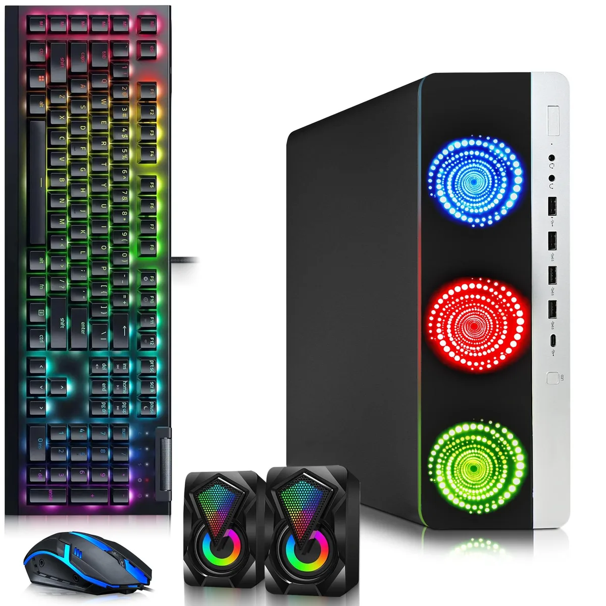 HP HP EliteDesk 800 G3 SFF Desktop PC i5-6500 16GB 256GB GT 1030 Win 11 Pro — product photo