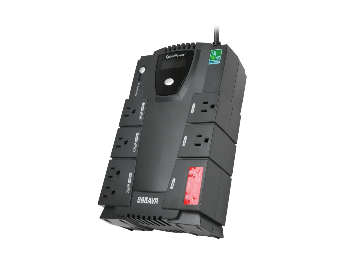 CyberPower CyberPower CP685AVRLCD 685VA/390W UPS 8 Outlets LCD — product photo
