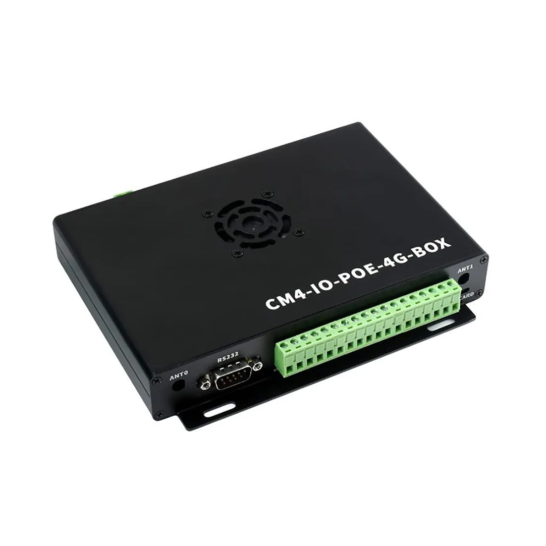 LORDWORLD LORDWORLD Industrial IoT Mini-Computer CM4 Board With Fan PoE 5G/4G Metal Case — product photo
