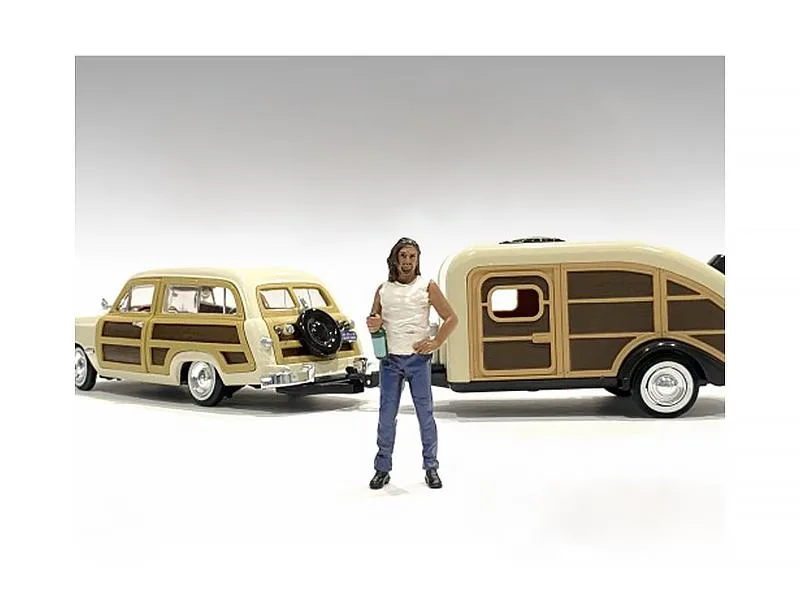 American Diorama American Diorama "Campers" Figure 3 1/18 Scale Vehicle 76336 — product photo