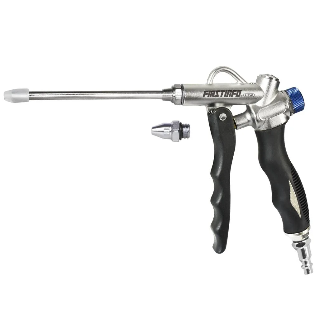 Firstinfo Tools Co., Ltd. Firstinfo Tools Co., Ltd. 2-Way Air Blow Gun with 4.5 Inch Extended Nozzle &amp; Shortest Nozzle — product photo