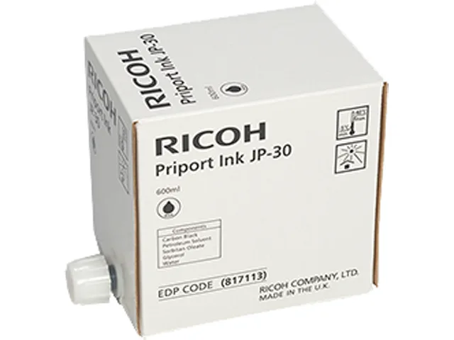 Ricoh Ricoh 817113 JP-30 Black Ink Cartridges 5 Pack — product photo