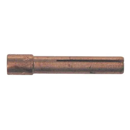 Five brass collets for 0.0625 in TIG torch electrodes